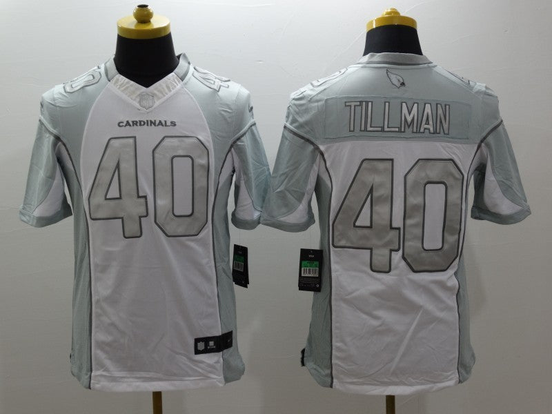 Men's Arizona Cardinals Pat Tillman #40 White Game Jersey