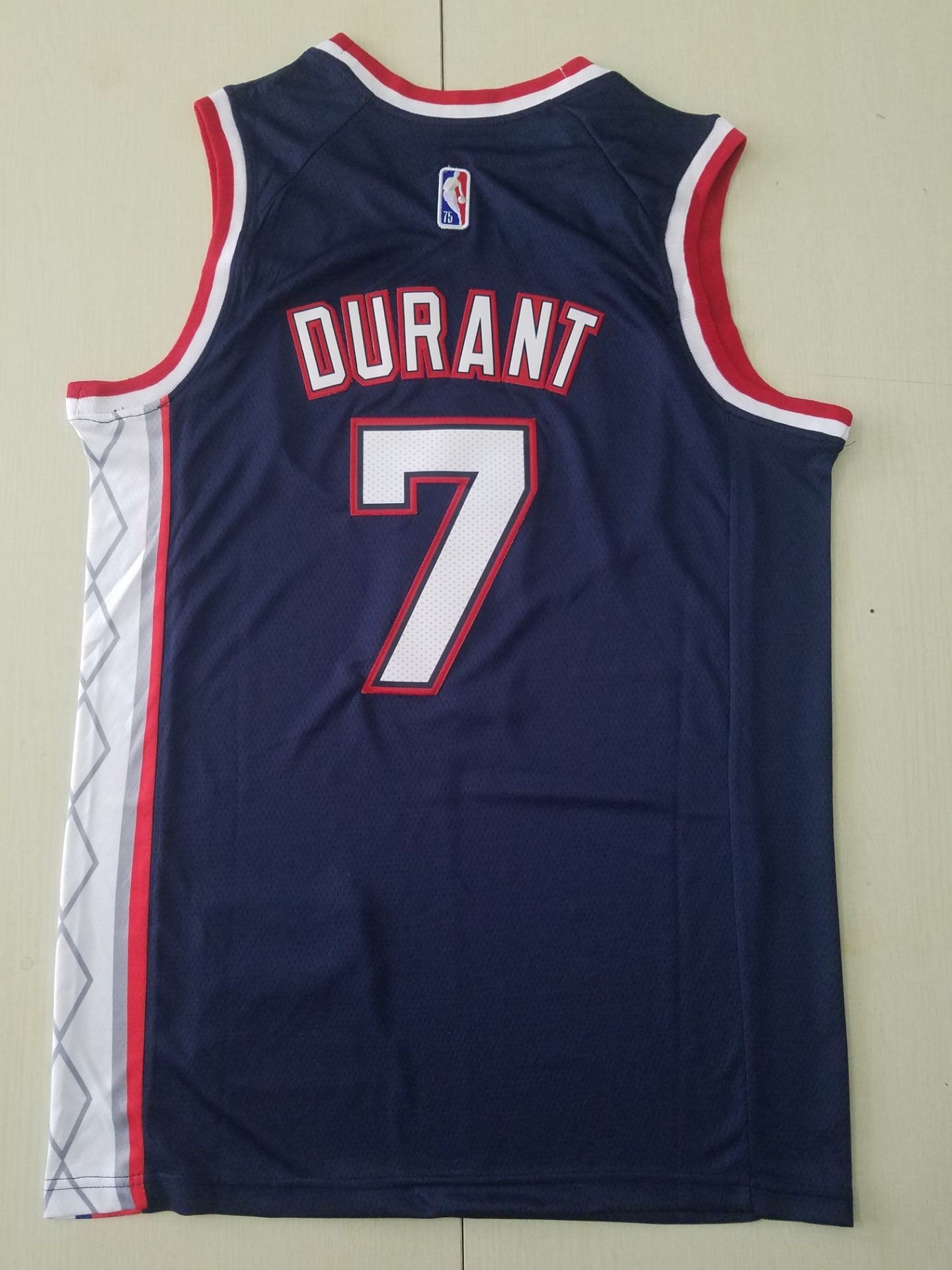 Men's Brooklyn Nets Kevin Durant Navy 2021/22 Swingman Jersey - City Edition