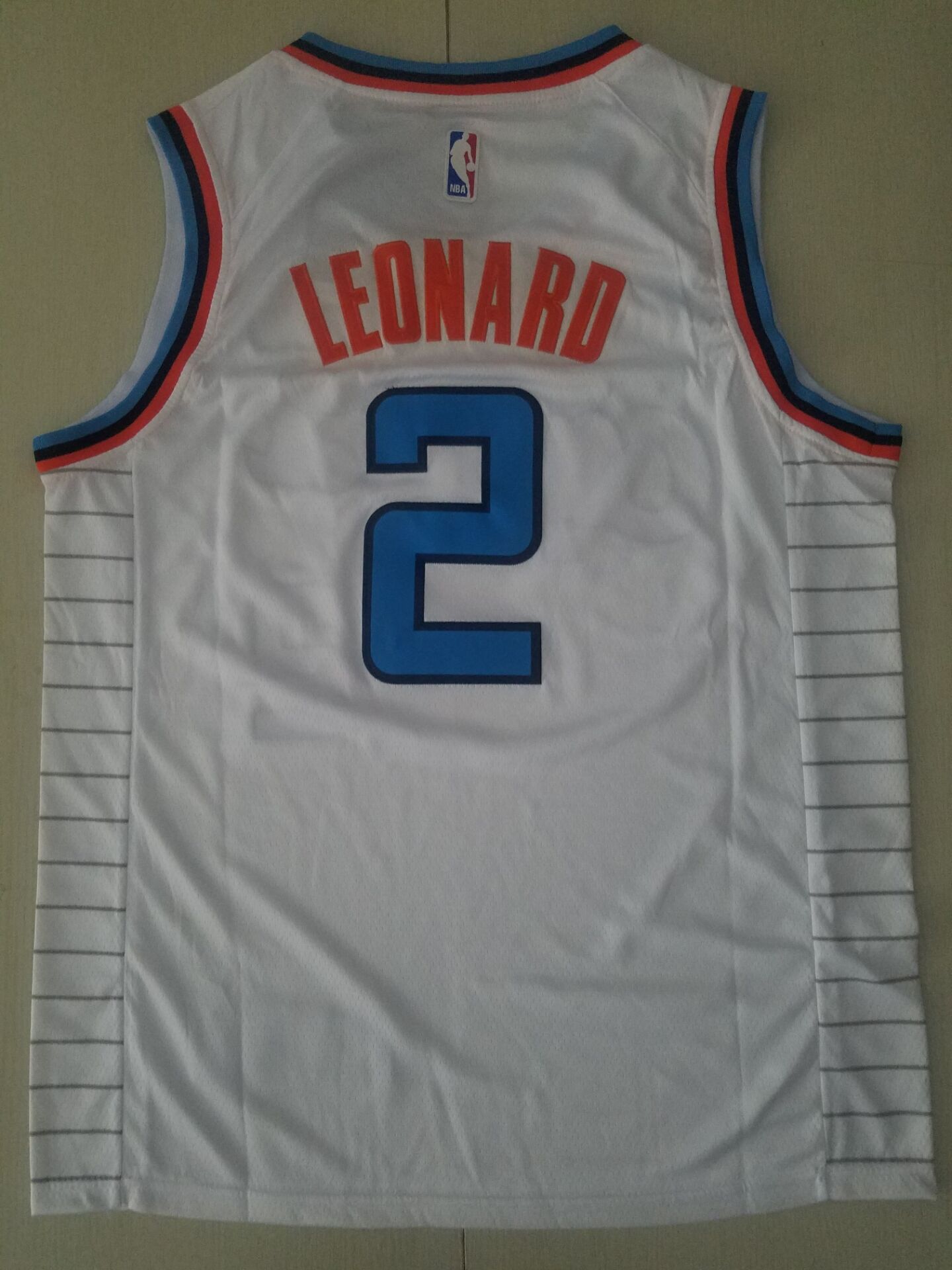 Men's LA Clippers Kawhi Leonard #2 White Player Jersey