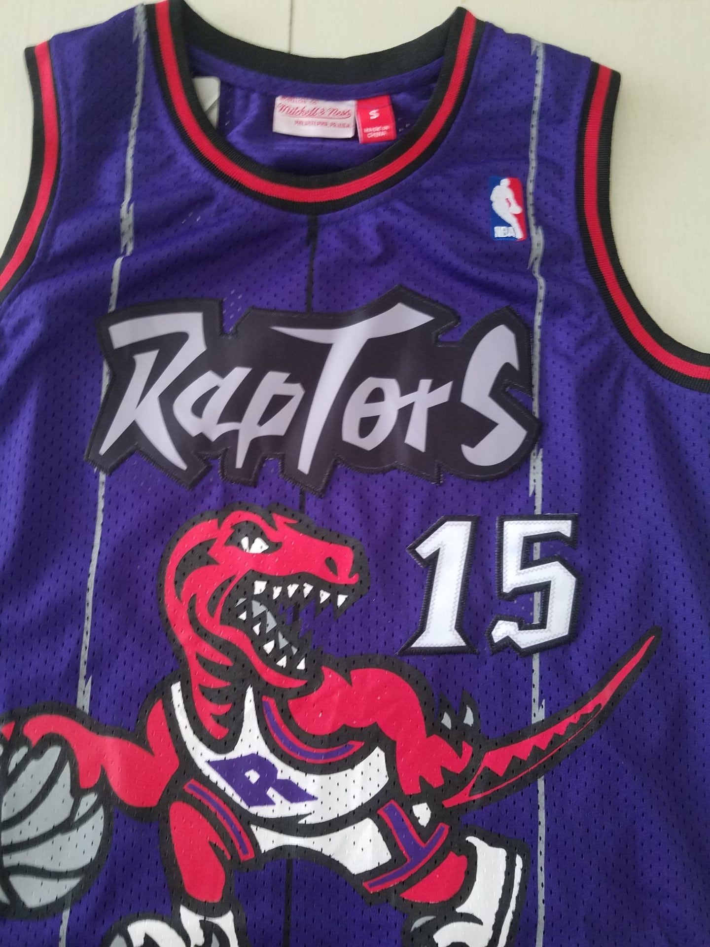 Men's Toronto Raptors Vince Carter Mitchell & Ness Purple Classics Jersey