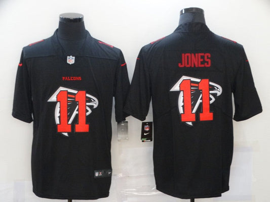 Men's Atlanta Falcons Julio Jones #11 Black Alternate Game Jersey