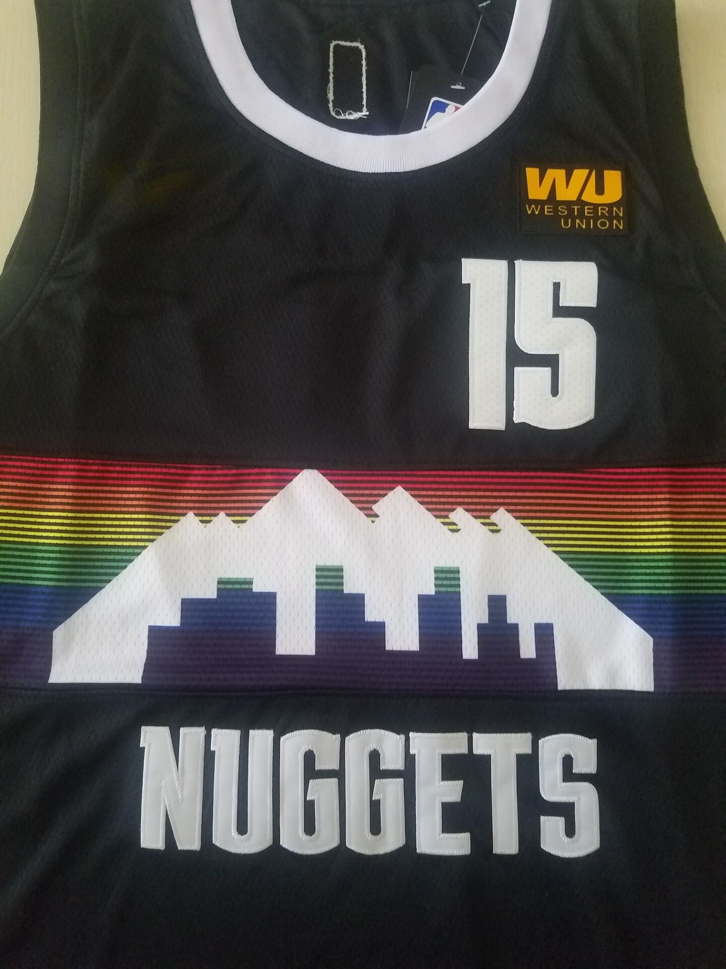 Men's Denver Nuggets Nikola Jokic #15 Black Player Jersey