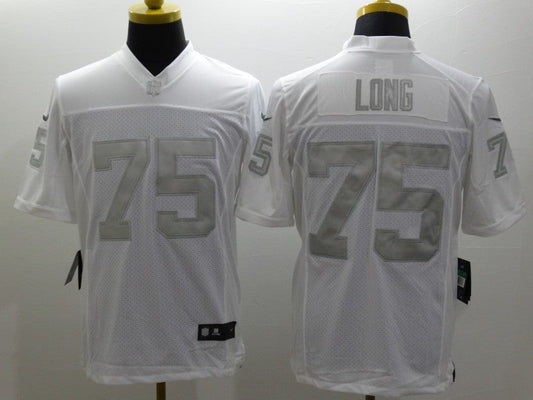 Men's Las Vegas Raiders Howie Long #75 White Game Jersey