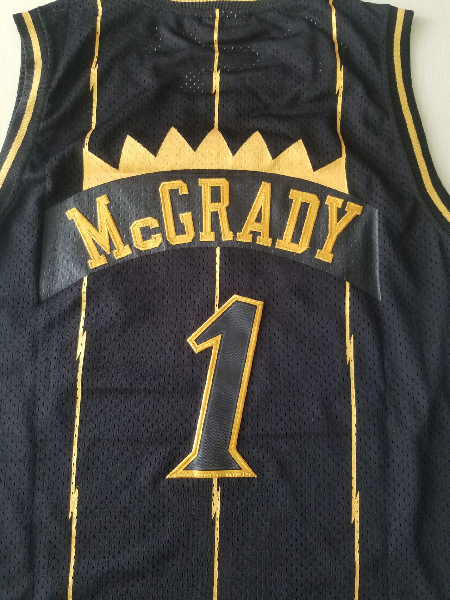 Men's Toronto Raptors Tracy McGrady Black 1998-99 Hardwood Classics Swingman Jersey