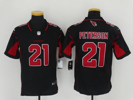 Men's Arizona Cardinals Patrick Peterson #21 Black Game Player Jersey