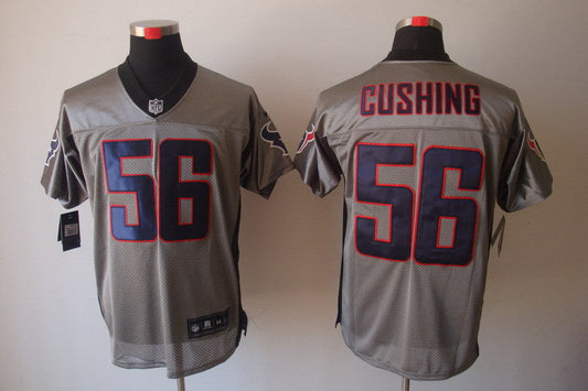 Men's Houston Texans Brian Cushing #56 Gray Game Jersey