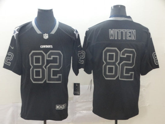 Men's Dallas Cowboys Jason Witten #82 Black Alternate Game Jersey