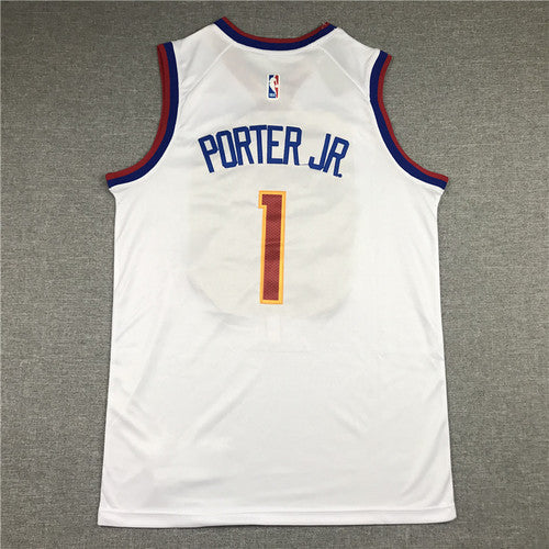 Men's Denver Nuggets Michael Porter Jr. #1 White 2023 Swingman Player Jersey