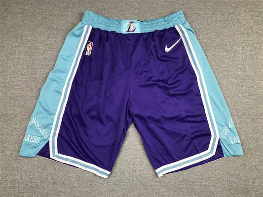 Men's Los Angeles Lakers Purple 2021/22 Basketball Shorts City Edition