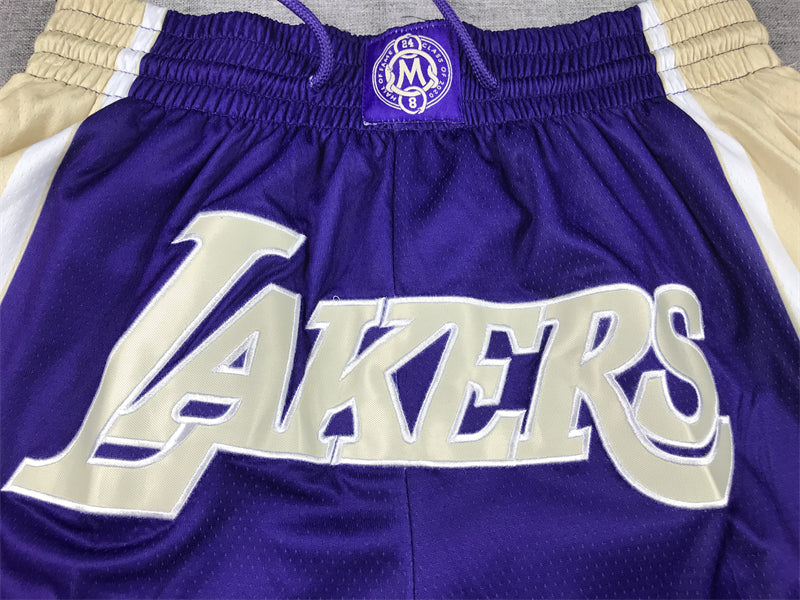 Men's Los Angeles Lakers Purple Hall of Fame Pocket Shorts