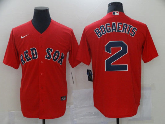 Men's Boston Red Sox Xander Bogaerts #2 Red Replica Baseball Jersey