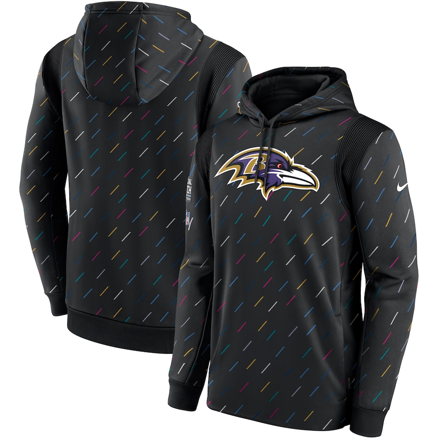 Men's Baltimore Ravens NFL 2021 Salute to Service Hoodie Black