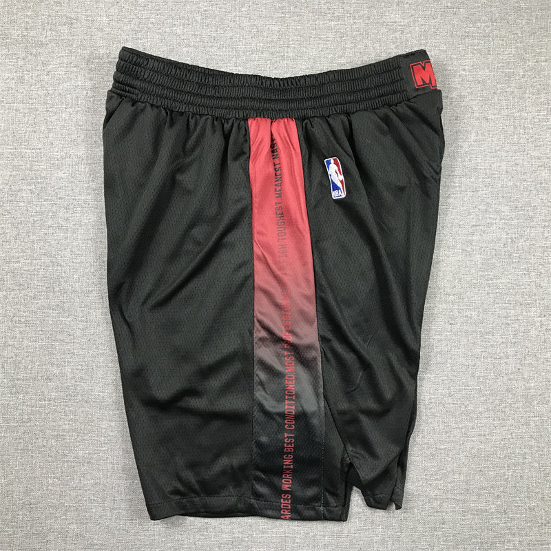 Men's Miami Heat Black 2023/24 Swingman City Edition Shorts