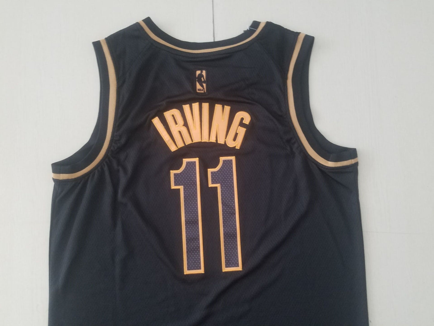 Men's Brooklyn Nets Kyrie Irving #11 NBA Black Swingman Player Jersey