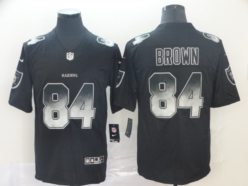 Men's Las Vegas Raiders Antonio Brown #84 Black Player Jersey