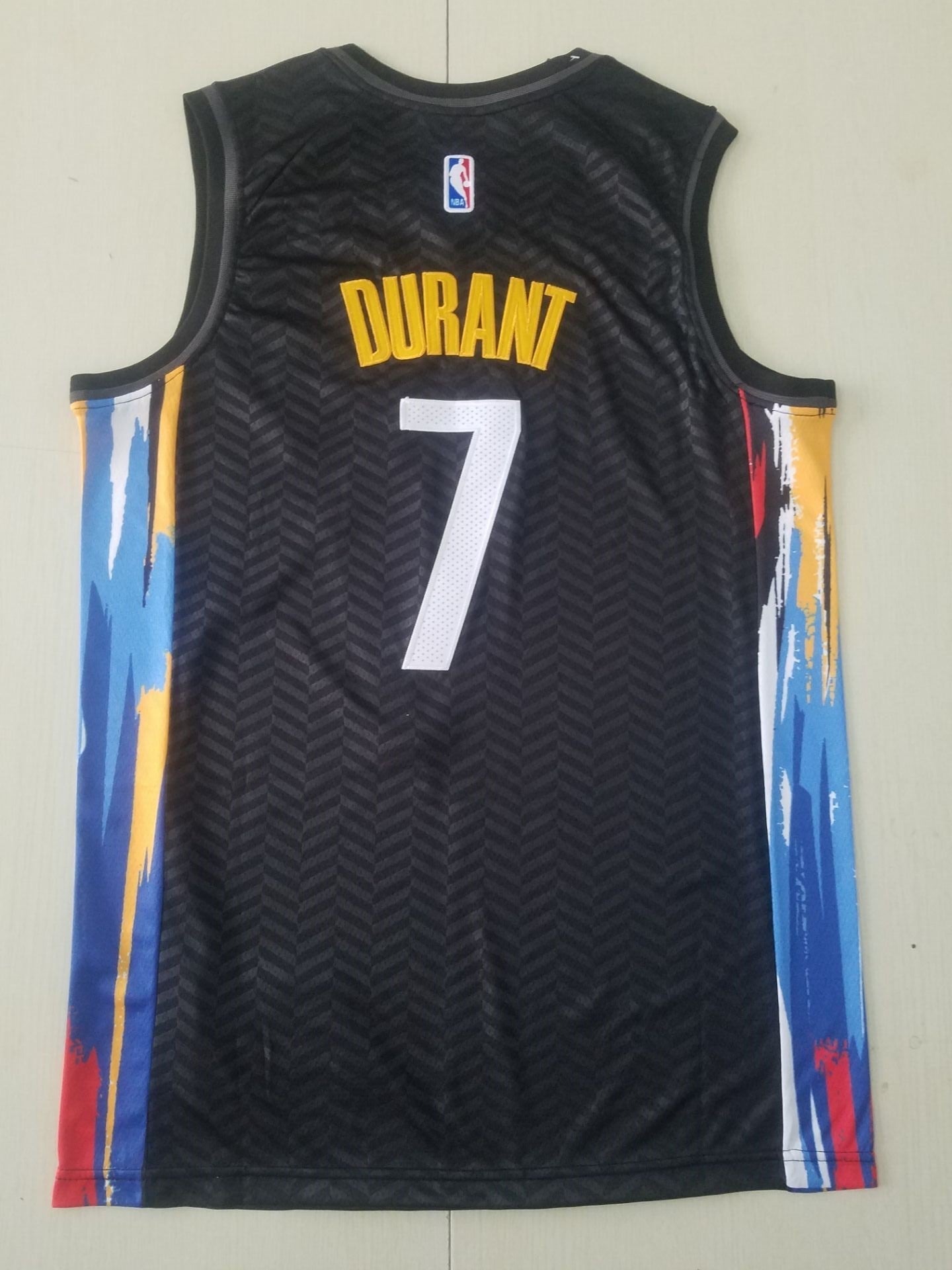 Men's Brooklyn Nets Kevin Durant Black 2020/21 Swingman Jersey ¡§C City Edition