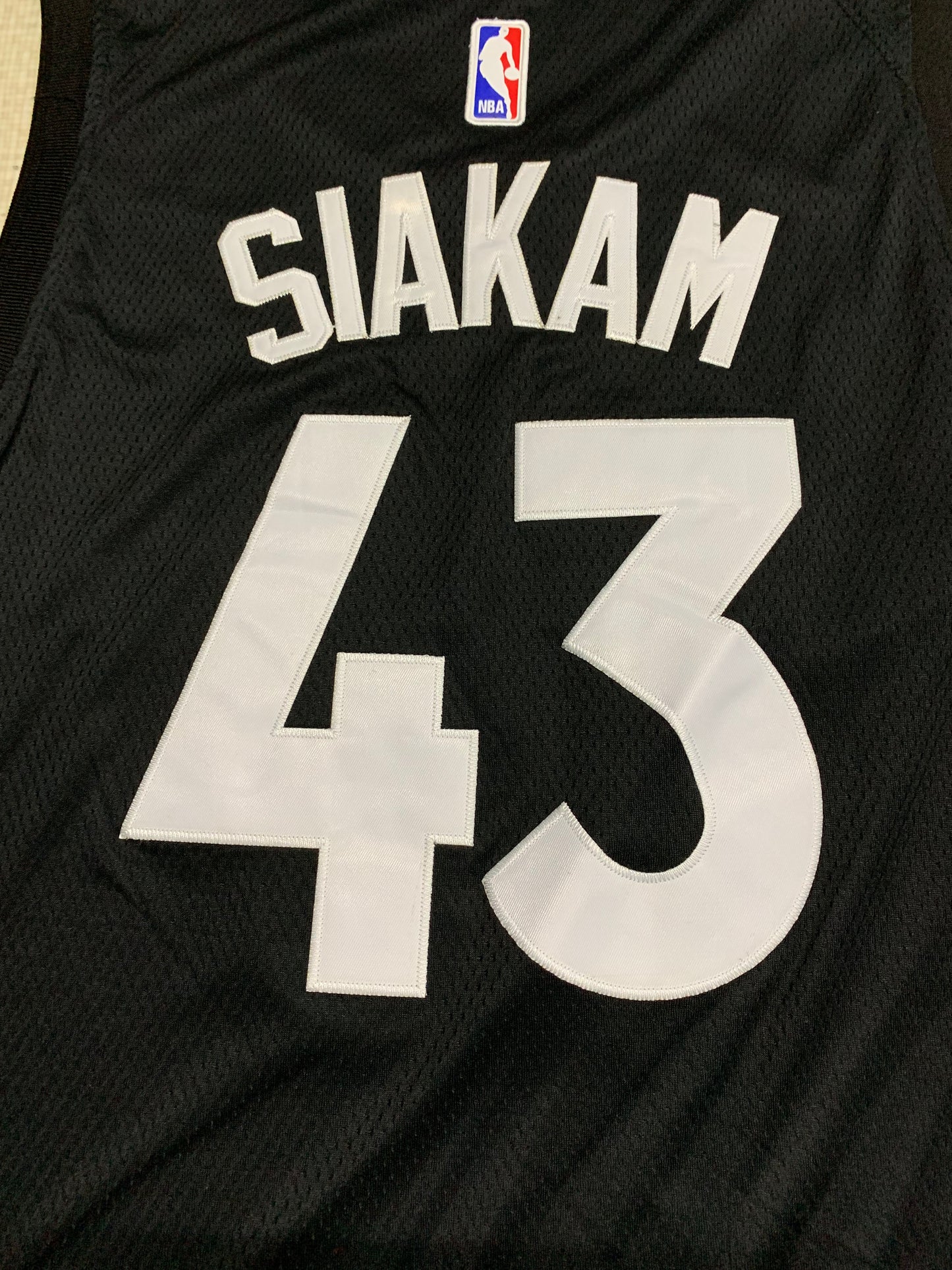 Men's Toronto Raptors Pascal Siakam #43 NBA Black Player Jersey