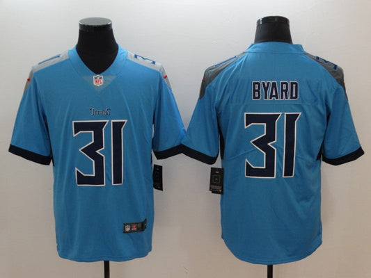 Men's Tennessee Titans Kevin Byard #31 Light Blue Game Jersey