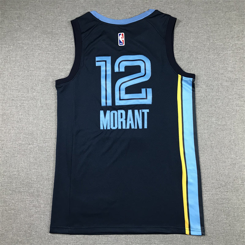 Men's Memphis Grizzlies Ja Morant #12 Navy 2022/23 Swingman Jersey - Icon Edition