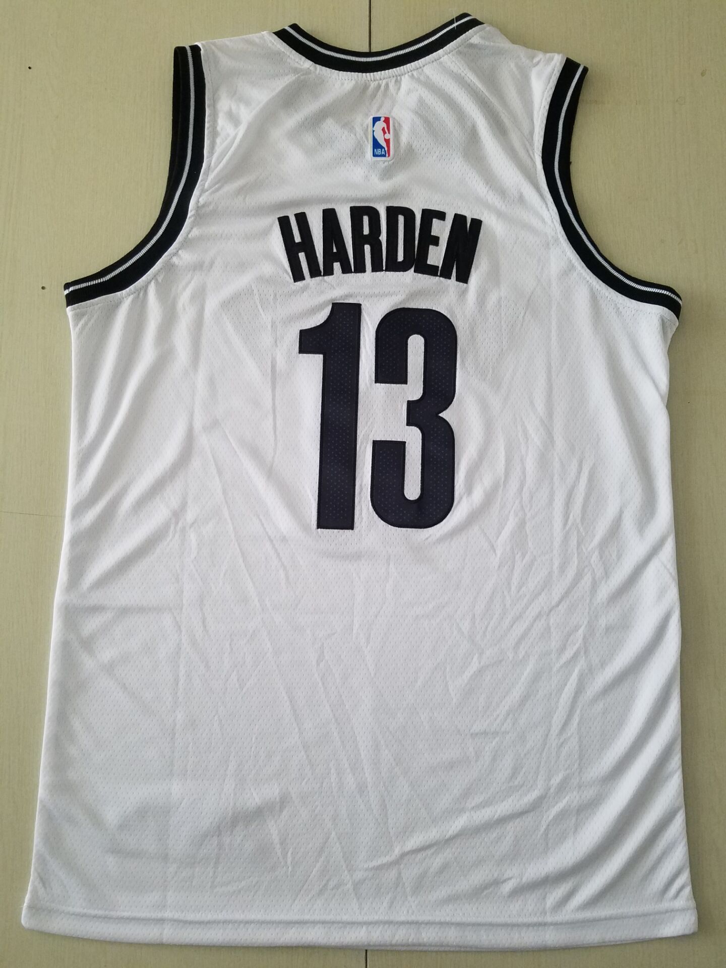 Men's Brooklyn Nets James Harden White 2020/21 Fast Break Replica Jersey