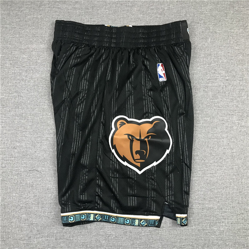 Men's Memphis Grizzlies Black City Edition Basketball Shorts