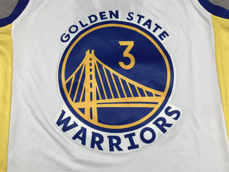 Men's Golden State Warriors Jordan Poole #3 White 2022/23 Swingman Jersey - Association Edition