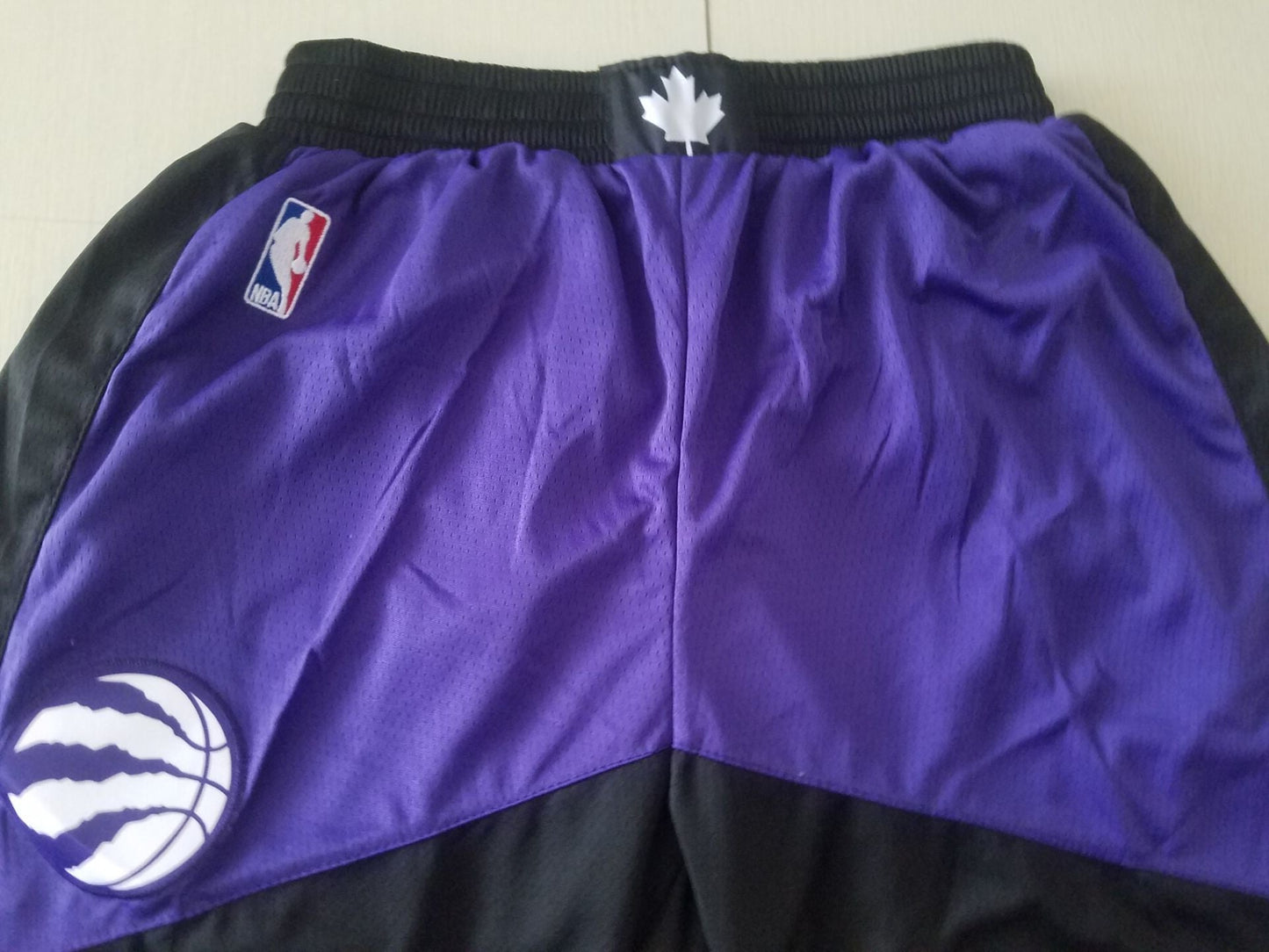 Men's Toronto Raptors Black/Purple Basketball Shorts 2021 New Style