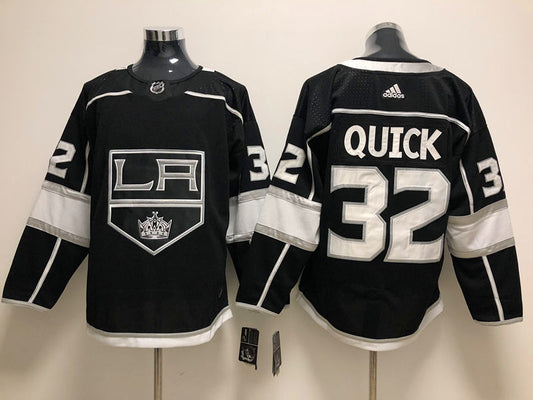 Men's Los Angeles Kings Jonathan Quick #32 Black Home Breakaway Jersey