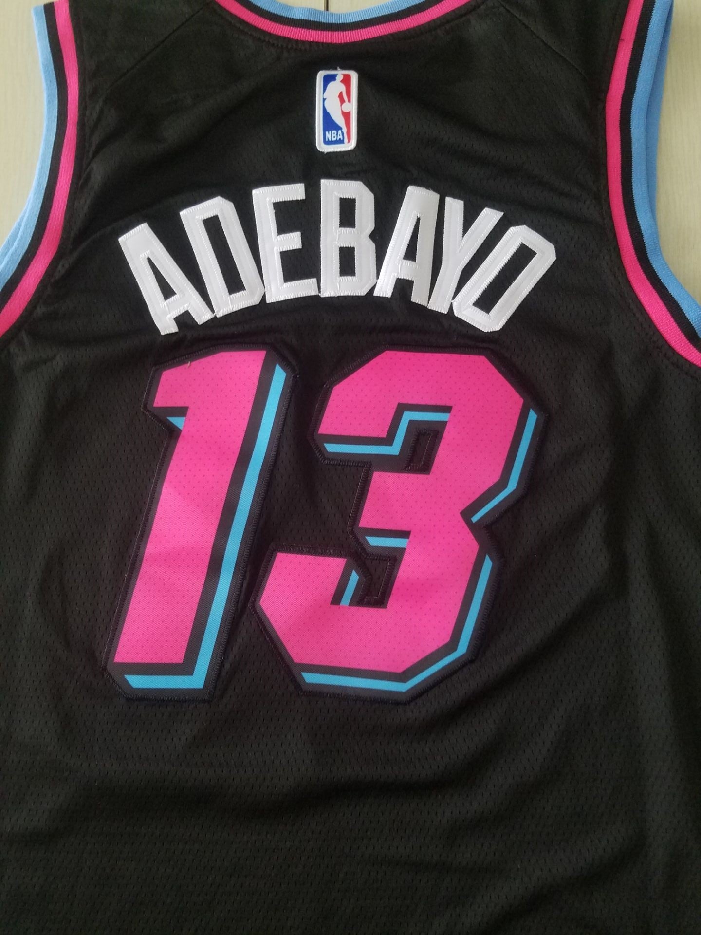 Men's Miami Heat Bam Adebayo #13 Black Swingman Player Jersey