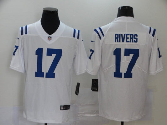 Men's Indianapolis Colts Philip Rivers #17 White Player Game Jersey