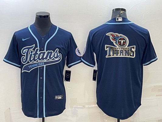 Men's Tennessee Titans Navy Fashion Jersey