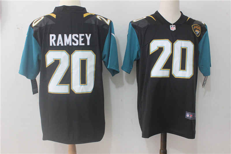 Men's Jacksonville Jaguars Jalen Ramsey #20 Black Alternate Player Game Jersey