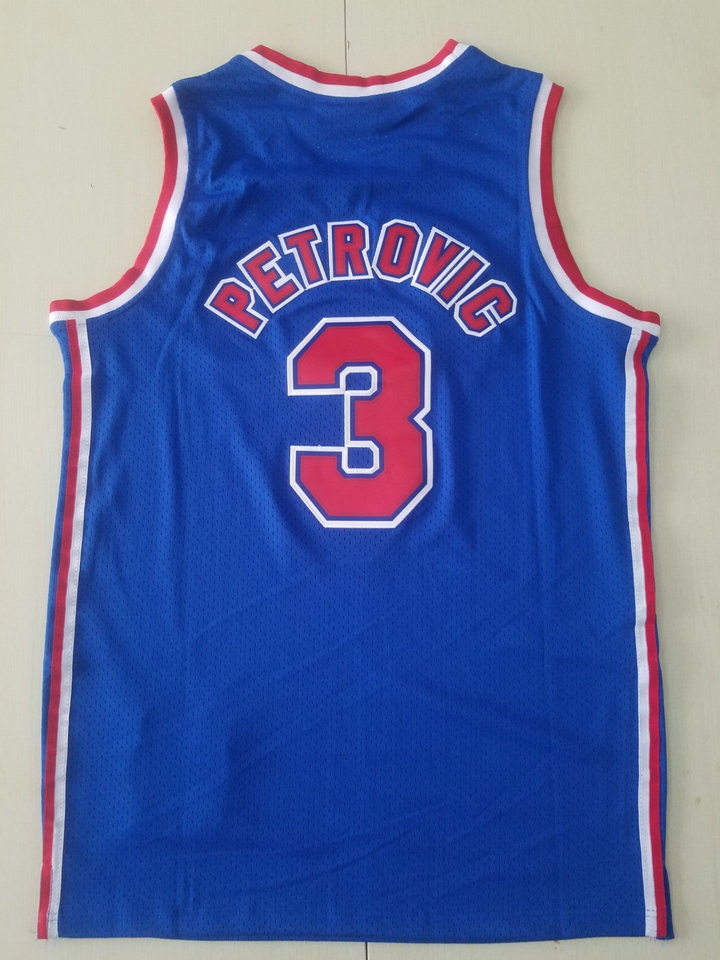 Men's Brooklyn Nets Drazen Petrovic 1992-93 Hardwood Classics Swingman Jersey