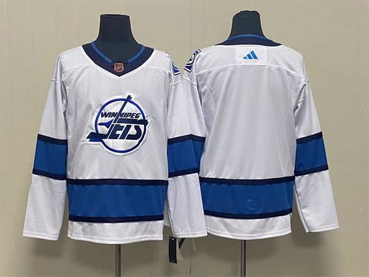 Men's Winnipeg Jets White Reverse Retro 2.0 Authentic Blank Jersey