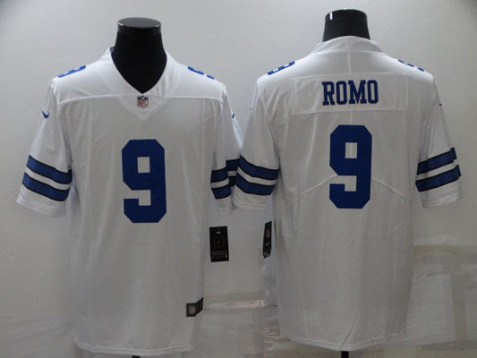 Men's Dallas Cowboys Tony Romo #9 White Game Jersey