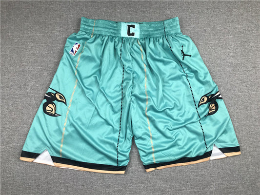 Men's Charlotte Hornets Teal Basketball Retro Shorts