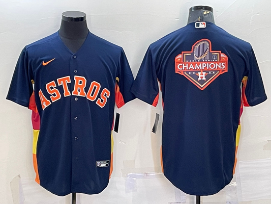 Men's Houston Astros Navy Alternate Replica Team Jersey