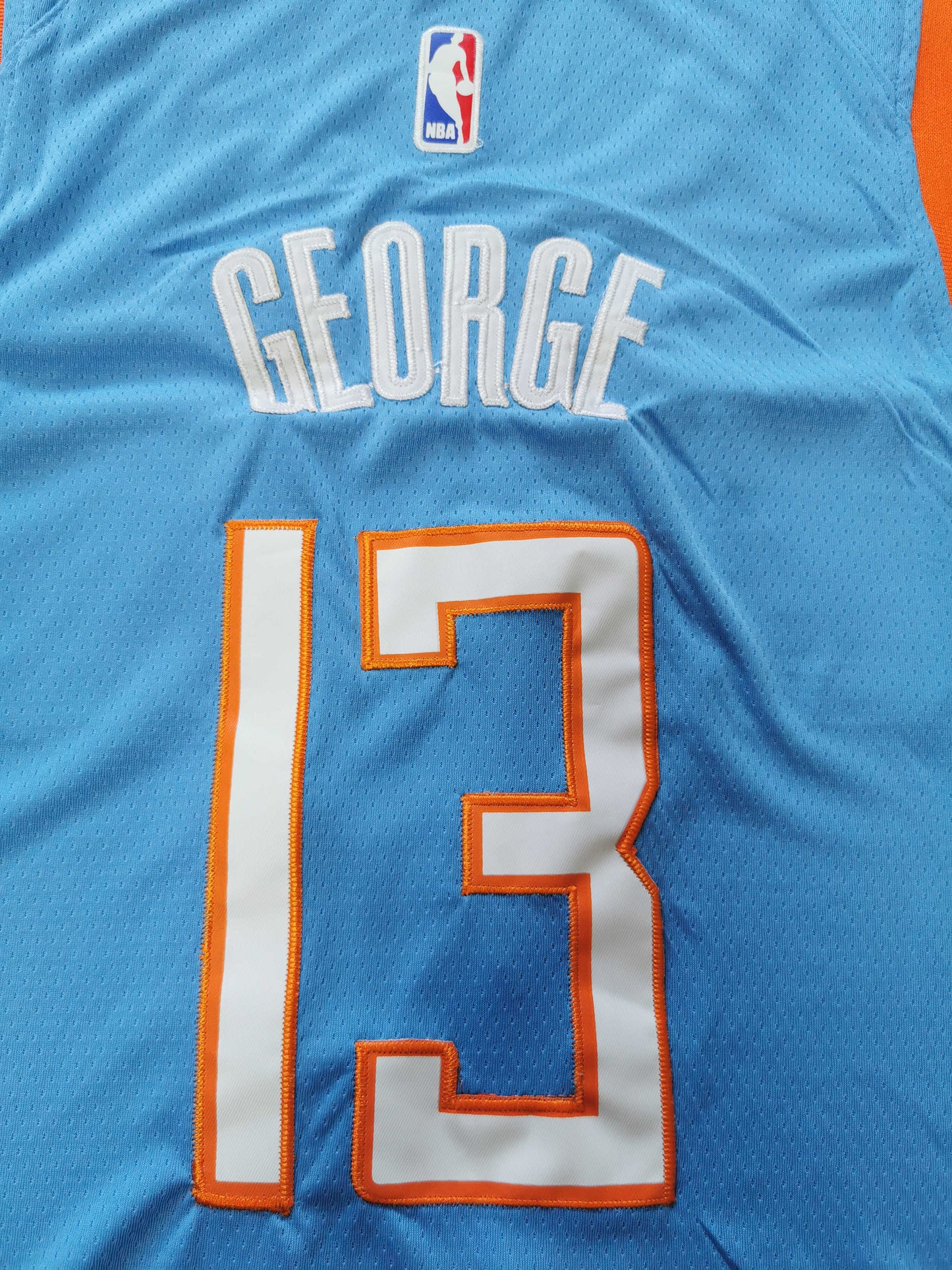 Men's LA Clippers Paul George #13 NBA Light Blue Classics Jersey