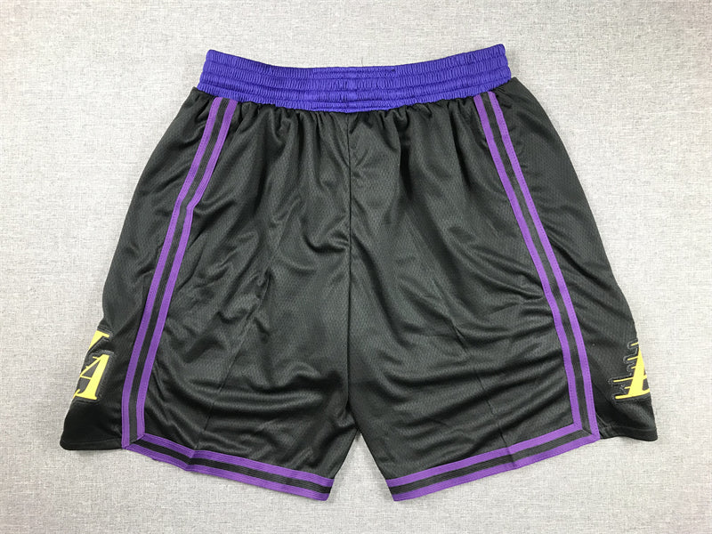 Men's Los Angeles Lakers Black 2023/24 Swingman City Edition Shorts