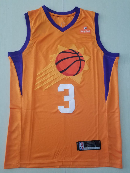 Men's Phoenix Suns Chris Paul #3 Orange Fast Break Team Replica Jersey