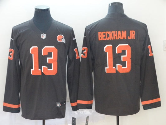 Men's Cleveland Browns Odell Beckham Jr. Brown Alternate Game Jersey