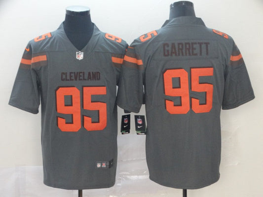 Men's Cleveland Browns Myles Garrett Gray Inverted Legend Jersey