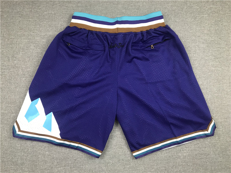 Men's Utah Jazz Purple 1996-97 Hardwood Classics Basketball Shorts