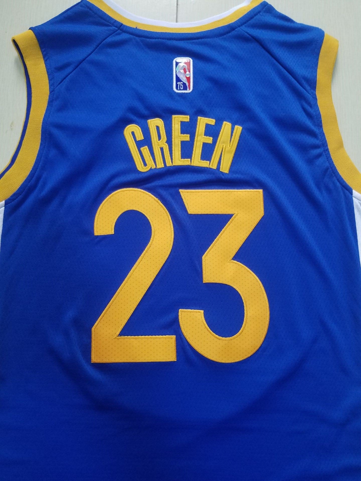 Men's Golden State Warriors Draymond Green Fast Break Replica Player Team Jersey