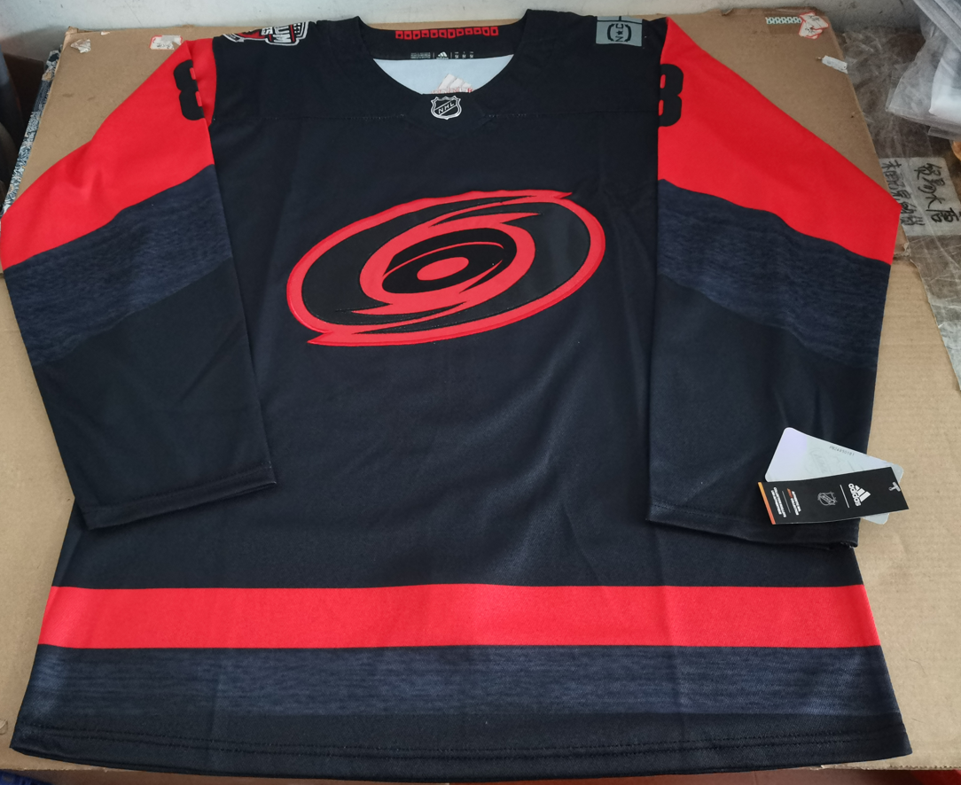 Men's Carolina Hurricanes Brent Burns #8 Black Home Breakaway Player Jersey