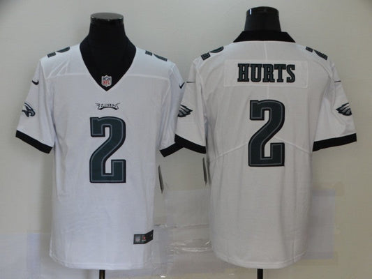 Men's Philadelphia Eagles Jalen Hurts #2 White Game Jersey