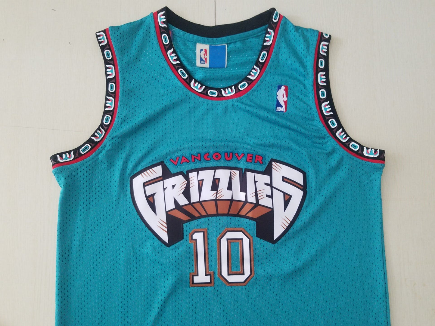 Men's Memphis Grizzlies Mike Bibby #10 Green Replica Fast Break Jersey