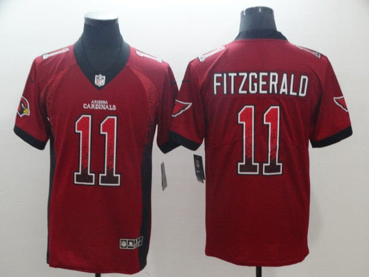 Men's Arizona Cardinals Larry Fitzgerald #11 Red Player Game Jersey