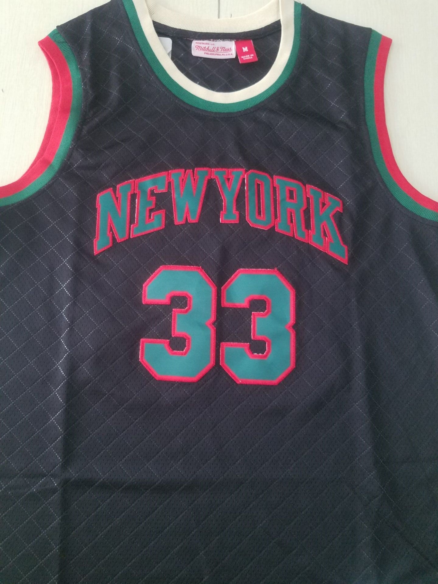 Men's New York Knicks Patrick Ewing 1991-92 Hardwood Classics Swingman Jersey