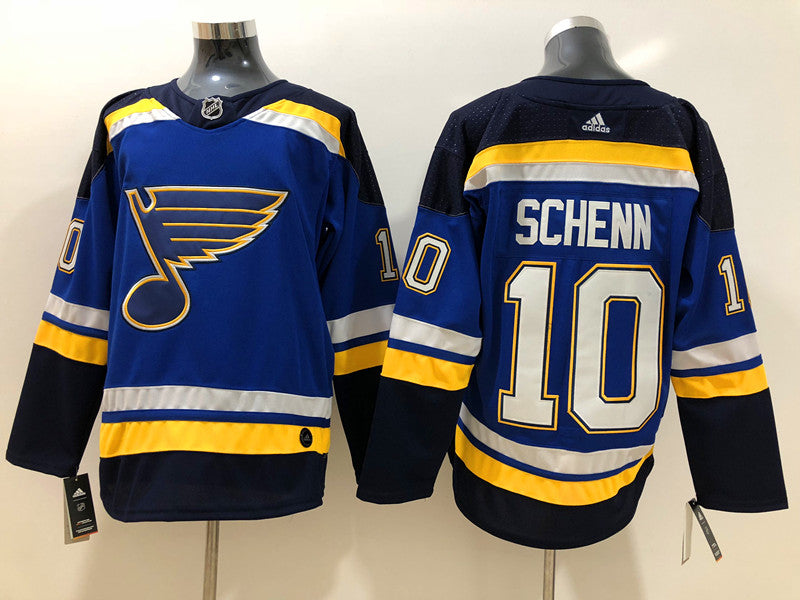 Men's St. Louis Blues Brayden Schenn #10 Blue Home Breakaway Player Jersey